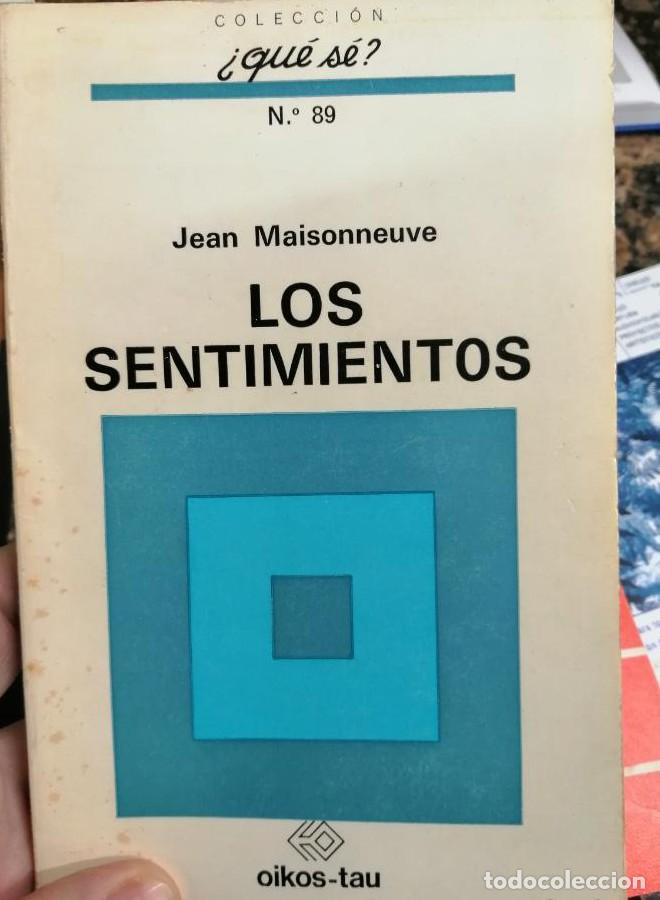 Libros: LOS SENTIMIENTOS - Jean Maisonneuve - Foto 1