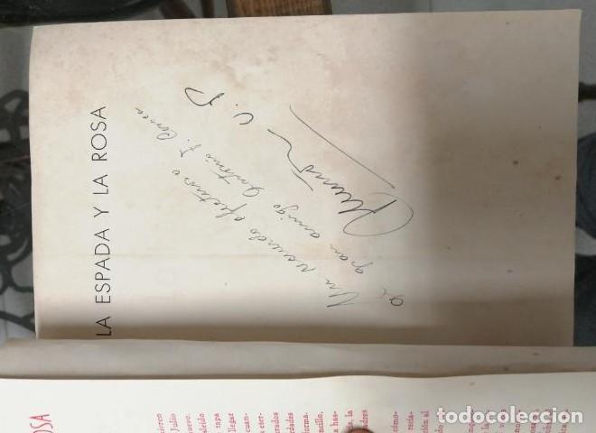 Libros: LA ESPADA Y LA ROSA. F. MU&Ntilde;OZ HIDALGO - (con Dedicatoria Del Autor) - Foto 2