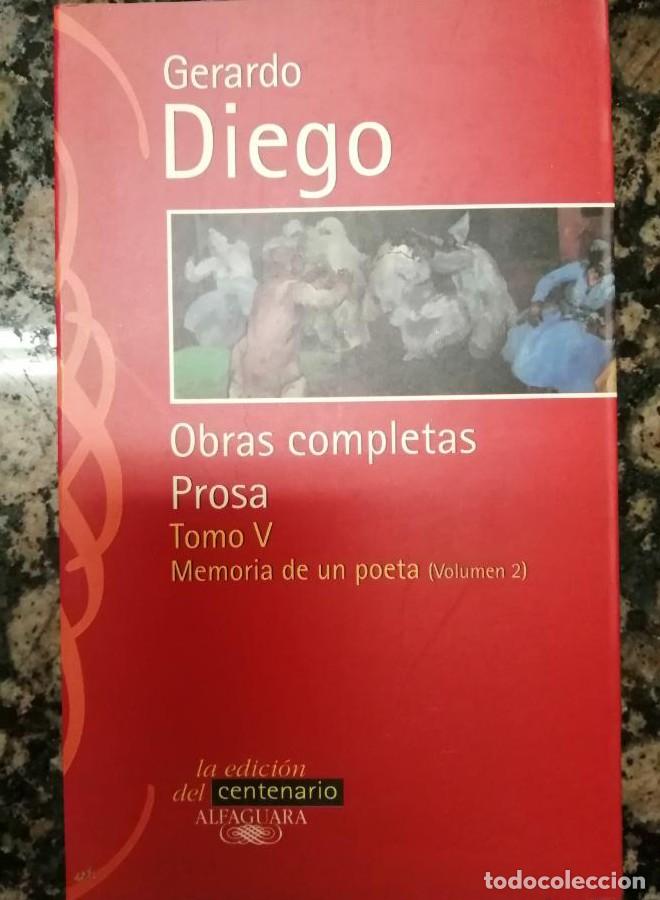 Libros: OBRAS COMPLETAS, PROSA, TOMO V - Gerardo Diego - Foto 1