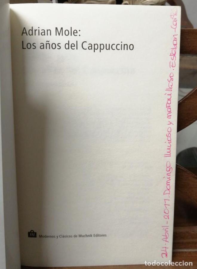 Libros: ADRIAN MOLE: LOS A&Ntilde;OS DEL CAPUCCINO - Sue Townsend - Foto 2