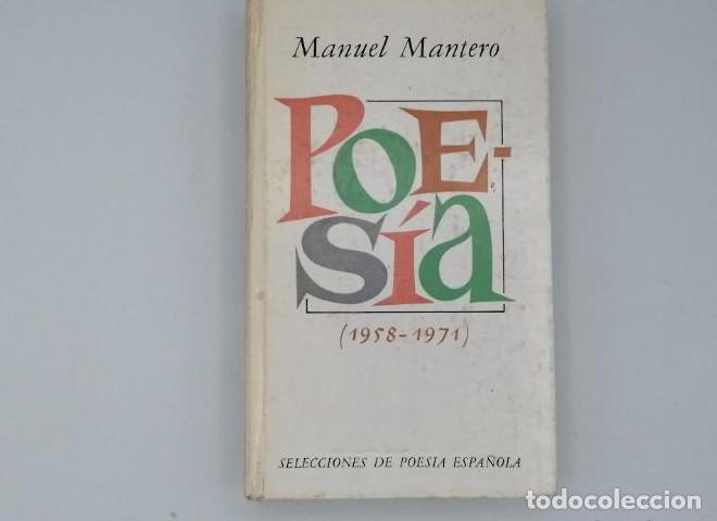 Libros: POES&Iacute;A (1958-1971) - Manuel Mantero - Foto 1