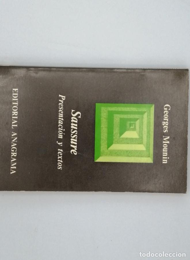 Libros: SAUSSURE, PRESENTACI&Oacute;N Y TEXTOS - Georges Mounin - Foto 1