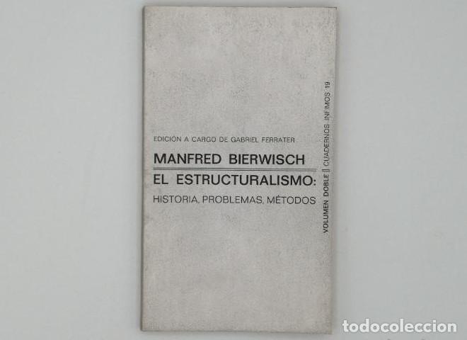 Libros: EL ESTRUCTURALISMO - Manfred Bierwisch - Foto 1