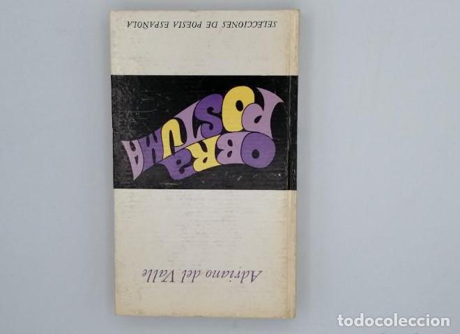 Libros: OBRA P&Oacute;STUMA - Adriano Del Valle - Foto 1