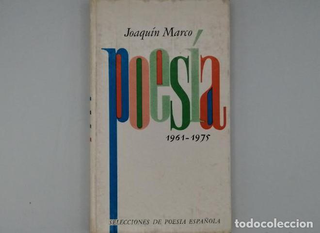 Libros: POES&Iacute;A (1961-1975) - Joaquin Marco - Foto 1