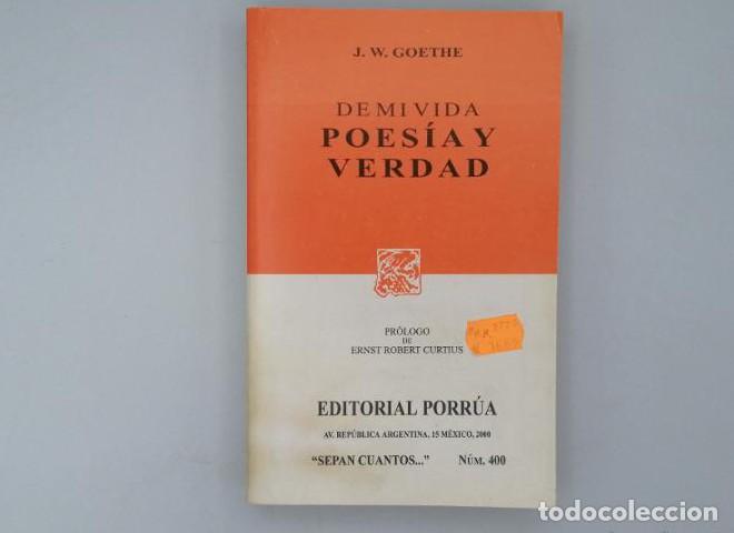 Libros: POES&Iacute;A Y VERDAD - Goethe - Foto 1
