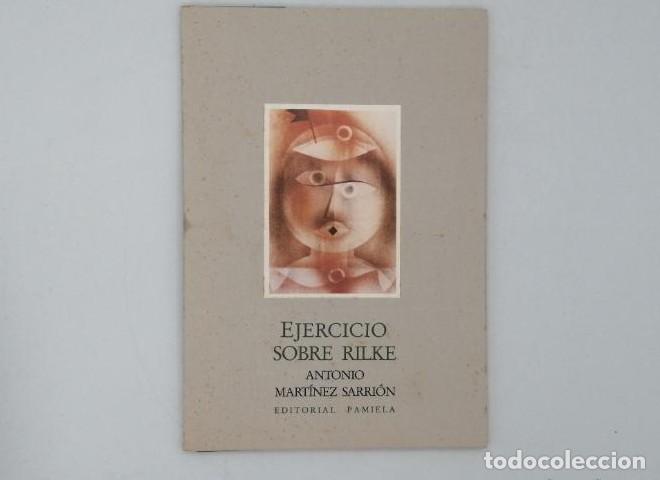 Libros: EJERCICIO SOBRE RILKE - Antonio Mart&iacute;nez Sarri&oacute;n - Foto 1