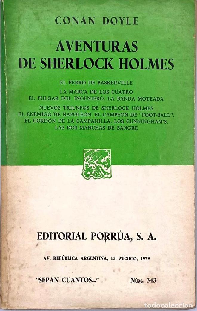 Libros: AVENTURAS DE SHERLOCK HOLMES - Conan Doyle - Foto 1