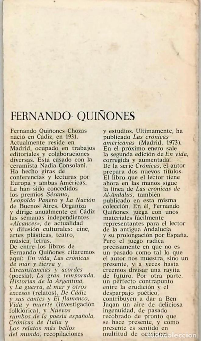 Libros: BEN JAQAN - Fernando Qui&ntilde;ones - Foto 2
