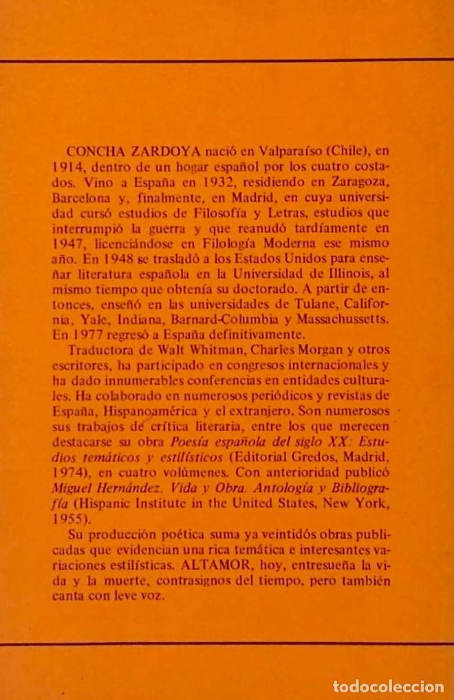 Libros: ALTAMOR 1986 - Concha Zardoya - Foto 2