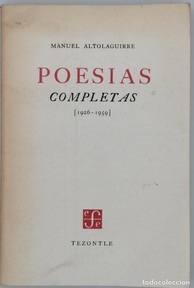 Libros: POES&Iacute;AS COMPLETAS - Manuel Altolaguirre - Foto 1