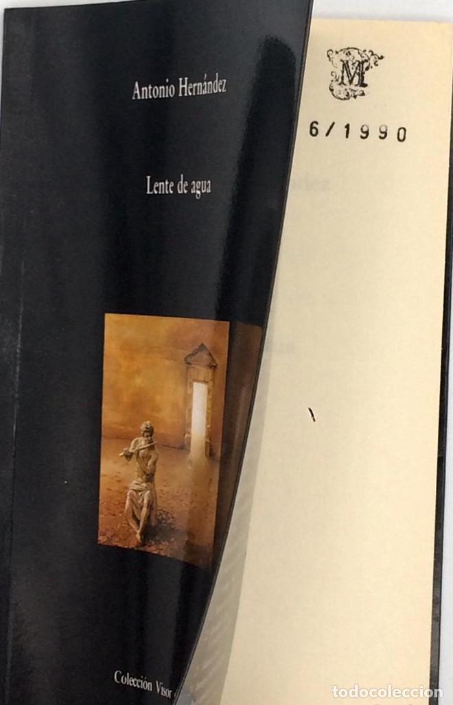 Libros: LENTE DE AGUA - Antonio Hern&aacute;ndez - Foto 2