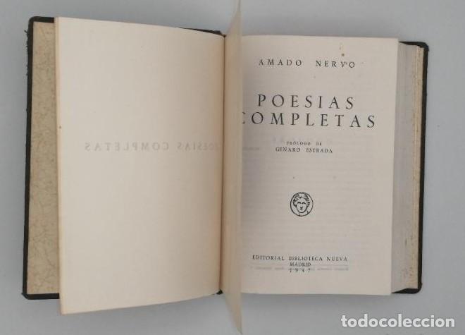 Libros: POES&Iacute;AS COMPLETAS - Amado Nervo - Foto 1