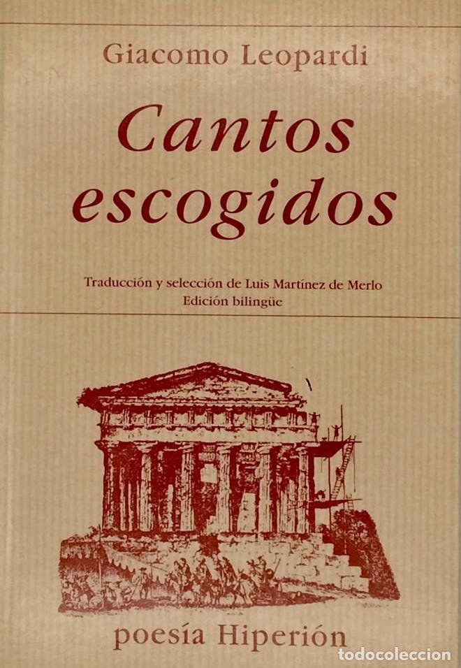 Libros: CANTOS ESCOGIDOS - Giacomo Leopardi - Foto 1
