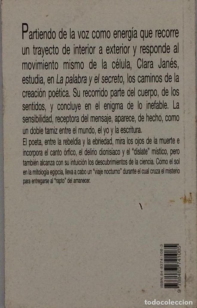 Libros: LA PALABRA Y EL SECRETO - Clara Jan&eacute;s - Foto 2