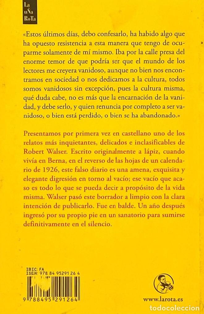 Libros: DIARIO DE 1926 - Robert Walser - Foto 2