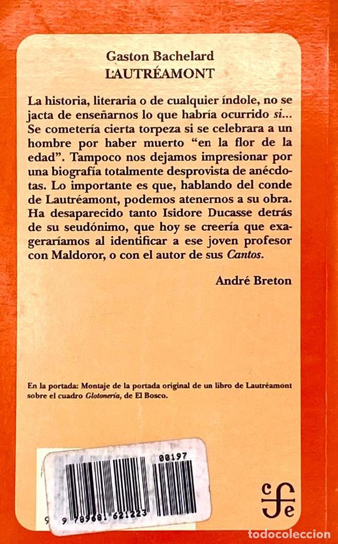 Libros: LAUTREAMONT - Gast&oacute;n Bachelard - Foto 2