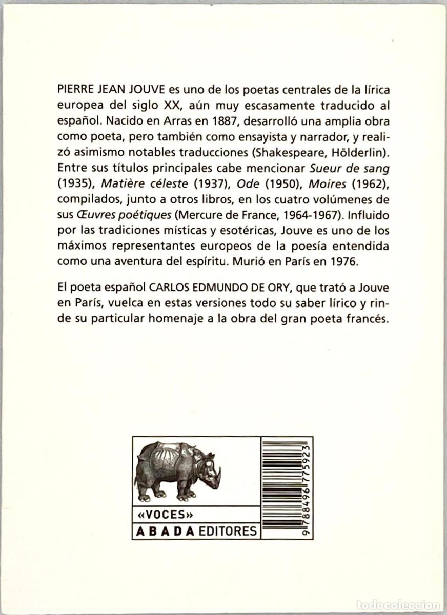 Libros: 16 POEMAS - Pierre Jean Jouve - Foto 2