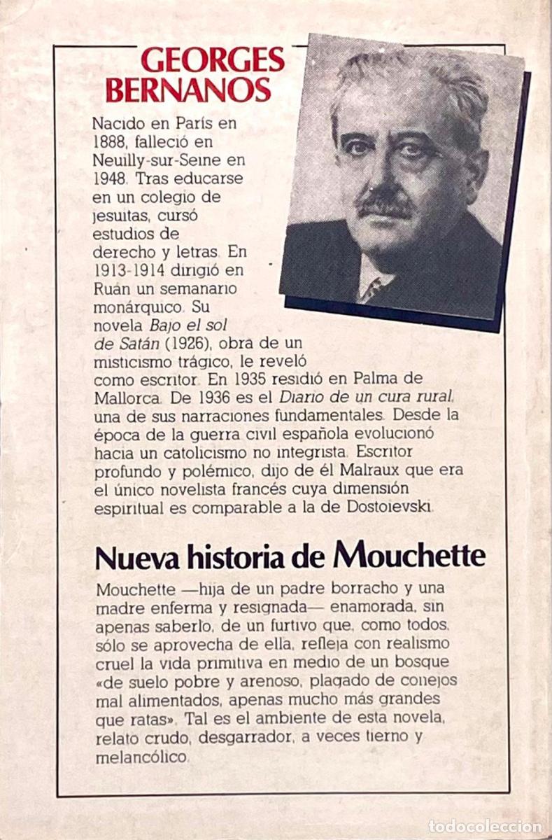 Libros: NUEVA HISTORIA DE MOUCHETTE - Georges Bernanos - Foto 2