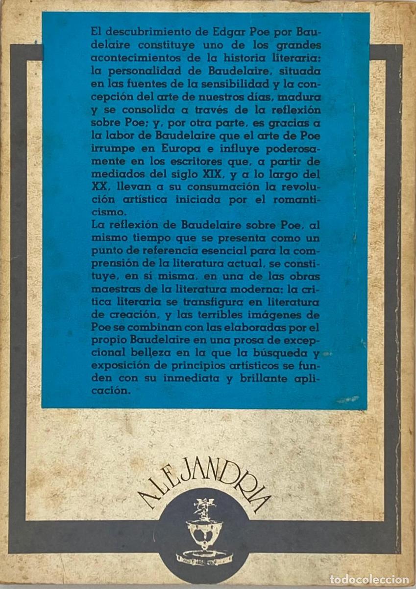 Libros: EDGAR ALLAN POE - Charles Baudelaire - Foto 2