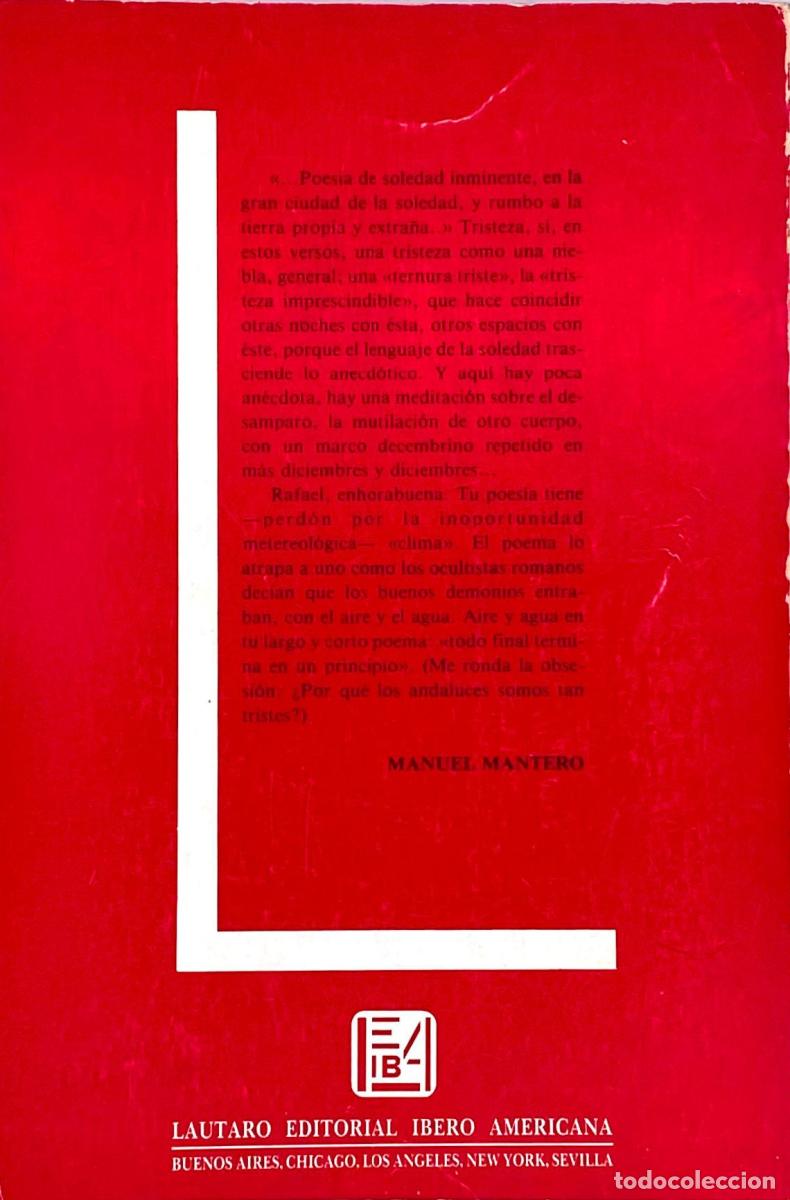 Libros: POEMAS. OJOS DE UVA - Rafael De G&oacute;zar - Foto 2