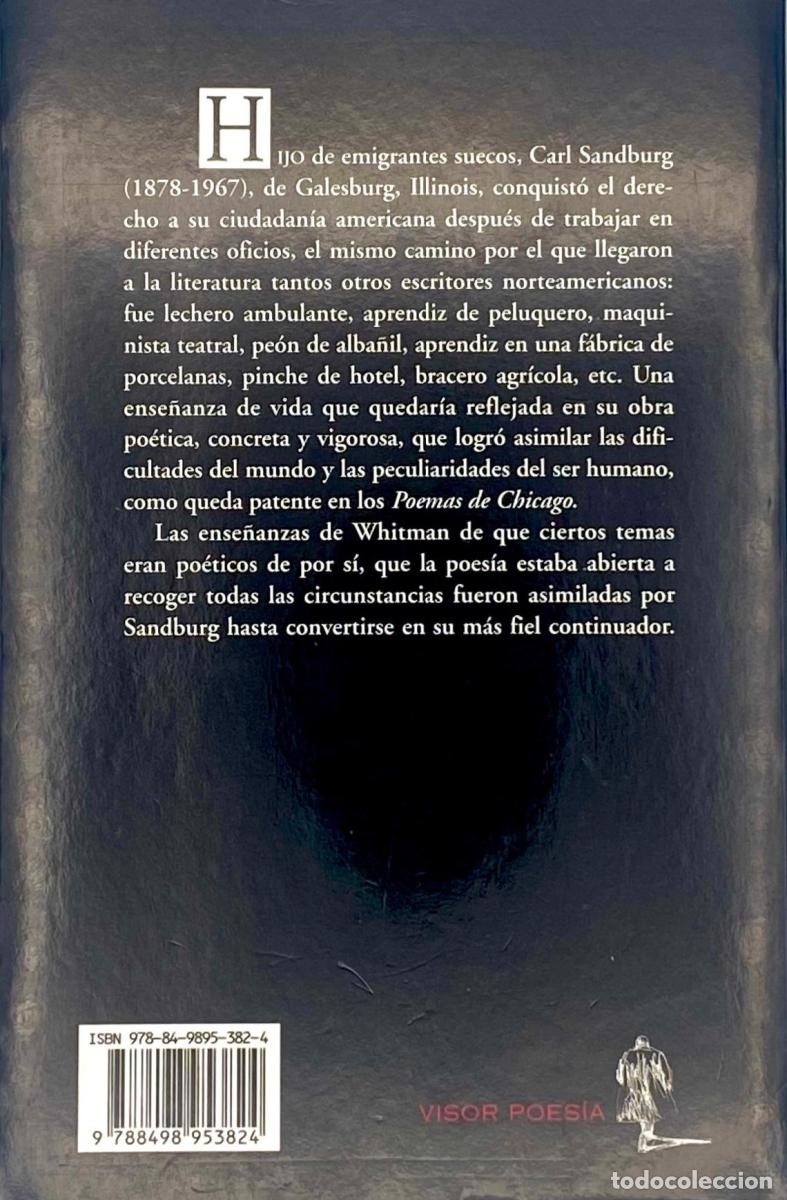 Libros: POEMAS DE CHICAGO - Carl Sandburg - Foto 2