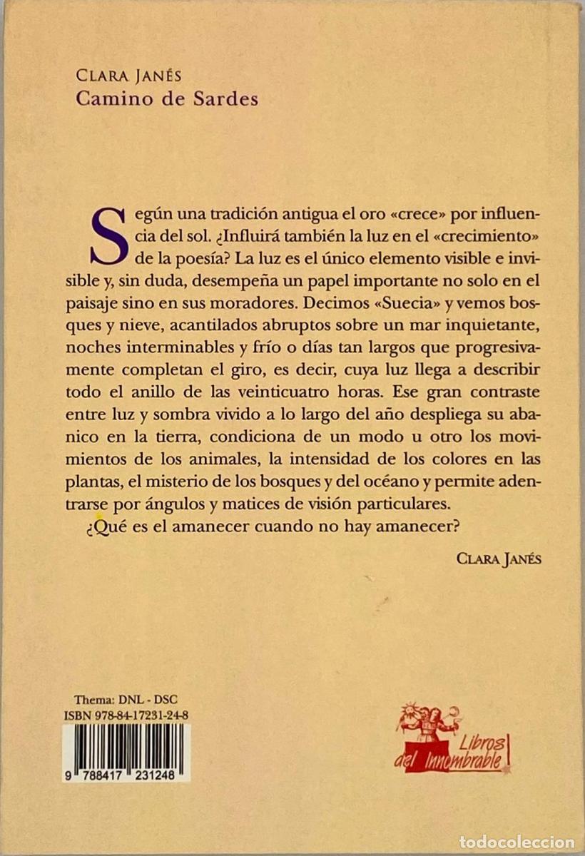 Libros: CAMINO DE SARDES - Clara Jan&eacute;s - Foto 2