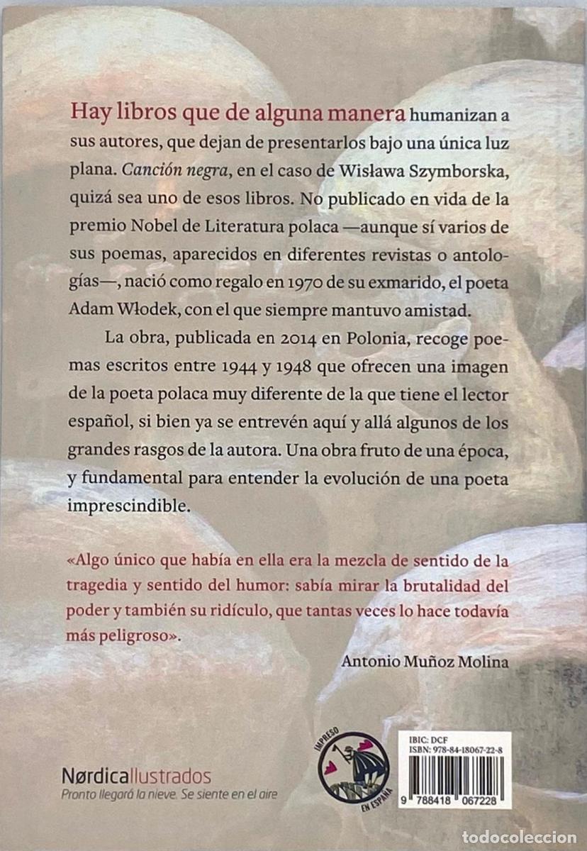 Libros: CANCI&Oacute;N NEGRA - Wislawa Szymborska - Foto 2