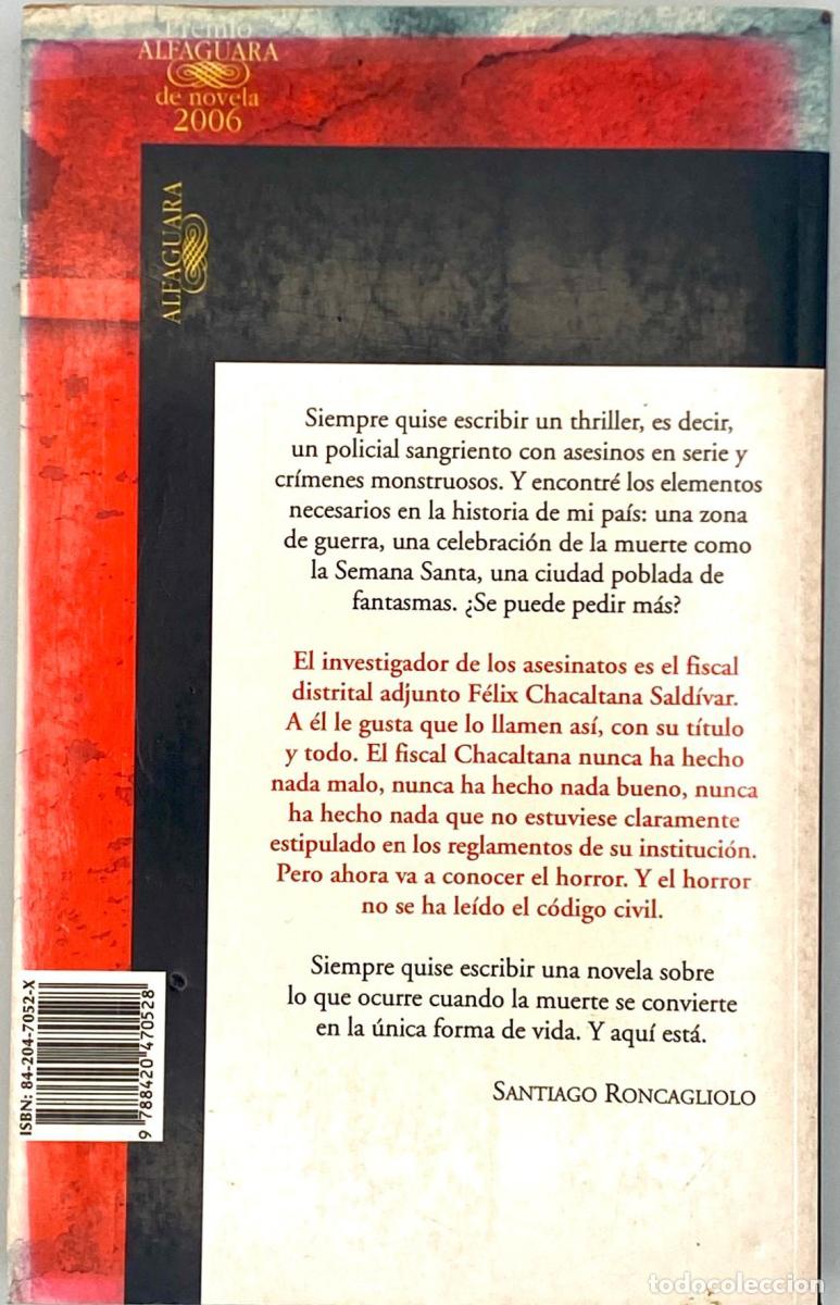 Libros: ABRIL ROJO - Santiago Roncagliolo - Foto 2