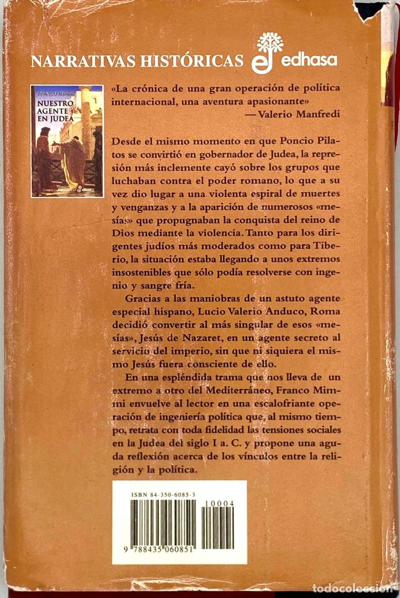 Libros: NUESTRO AGENTE EN JUDEA - Franco Mimmi - Foto 2