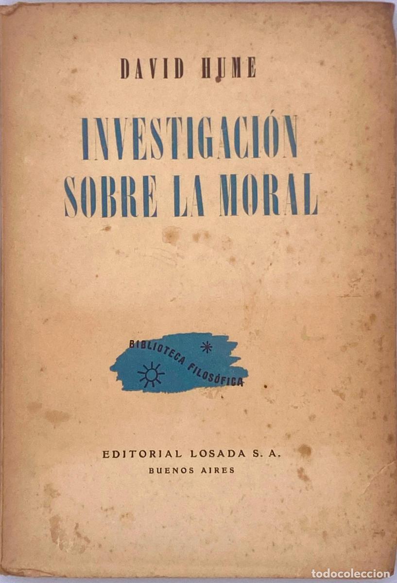 Libros: INVESTIGACI&Oacute;N SOBRE LA MORAL - David Hume - Foto 1