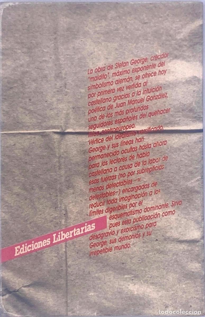 Libros: ANTOLOG&Iacute;A - Stefan George - Foto 2