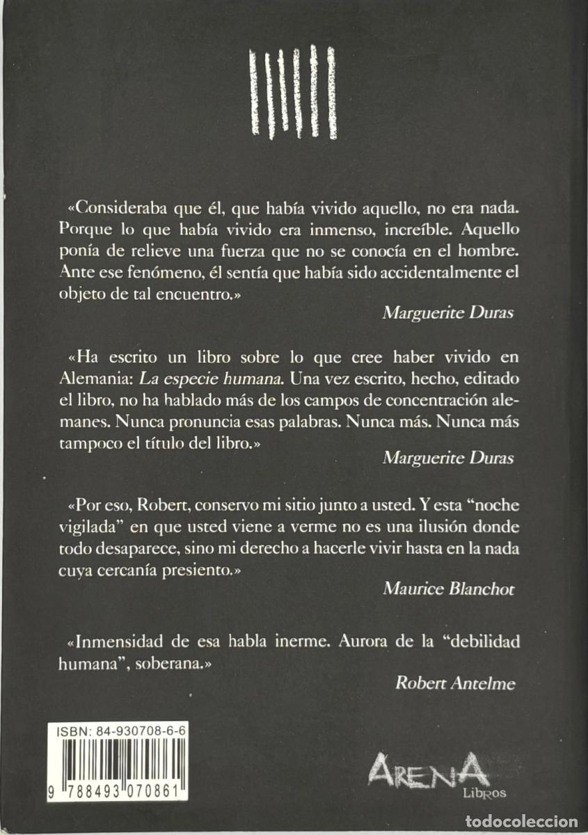Libros: LA ESPECIE HUMANA - Robert Antelme - Foto 2