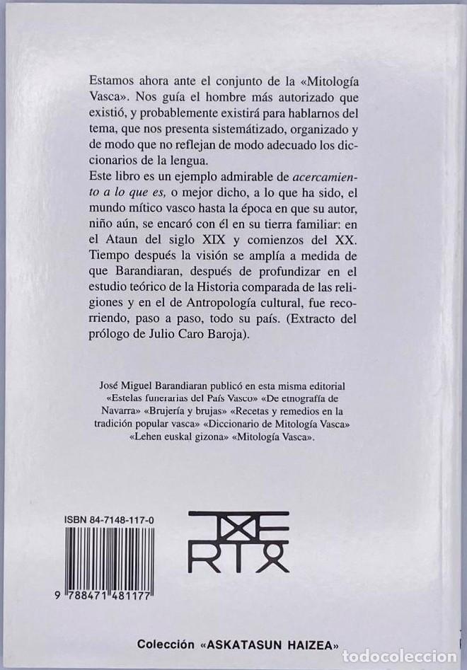 Libros: MITOLOG&Iacute;A VASCA - Jos&eacute; Miguel De Bariandar&aacute;n - Foto 2