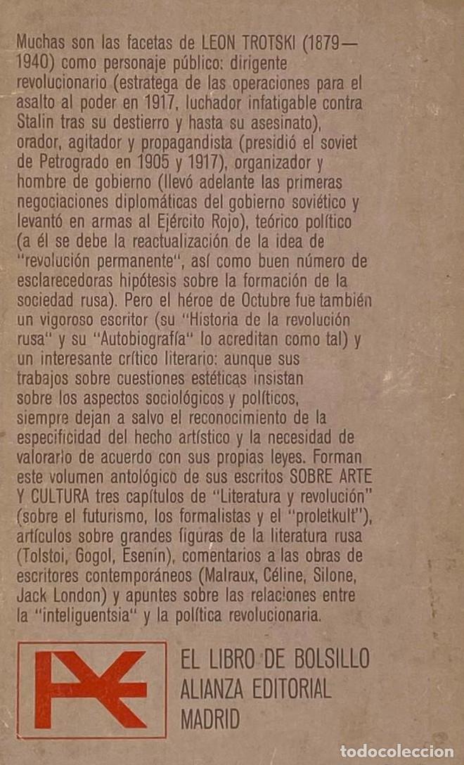 Libros: SOBRE ARTE Y CULTURA - Le&oacute;n Trotsky - Foto 2