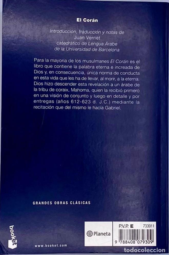 Libros: EL COR&Aacute;N - Introducci&oacute;n, Traducci&oacute;n Y Notas De Juan Vernet - Foto 2