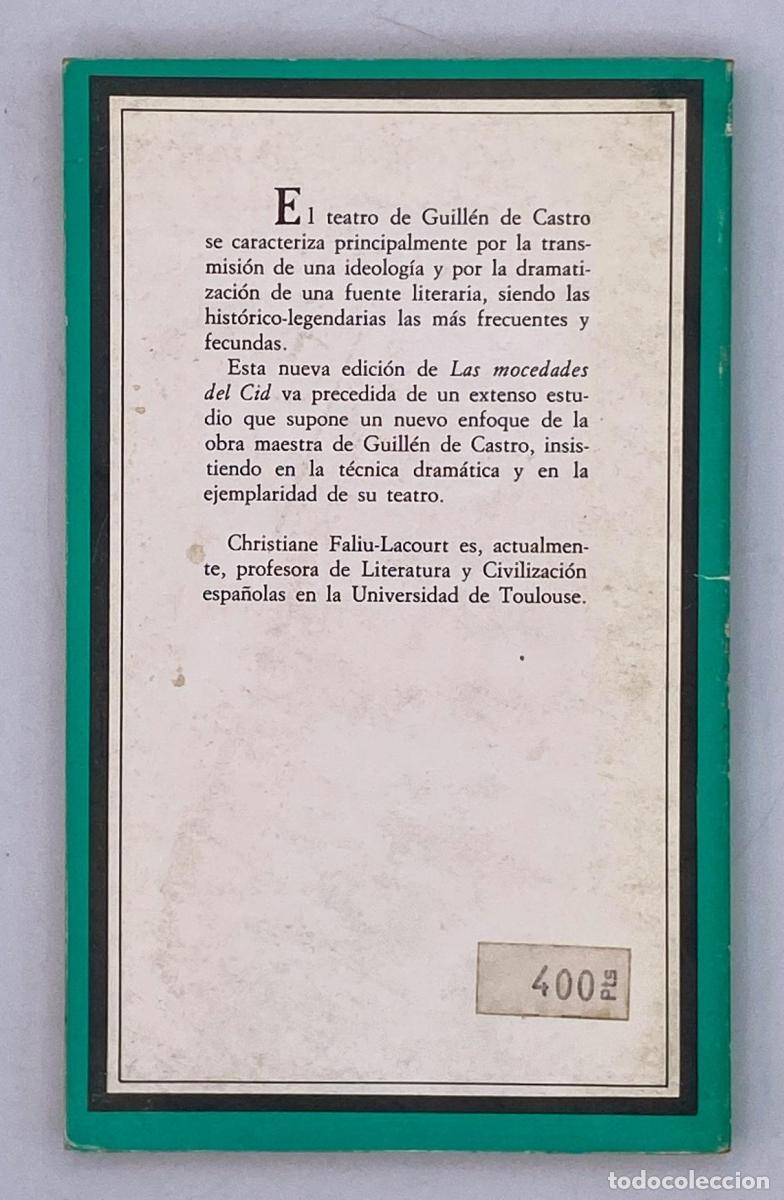 Libros: Guill&eacute;n de Castro - Las mocedades del Cid - Guill&eacute;n De Castro - Foto 2