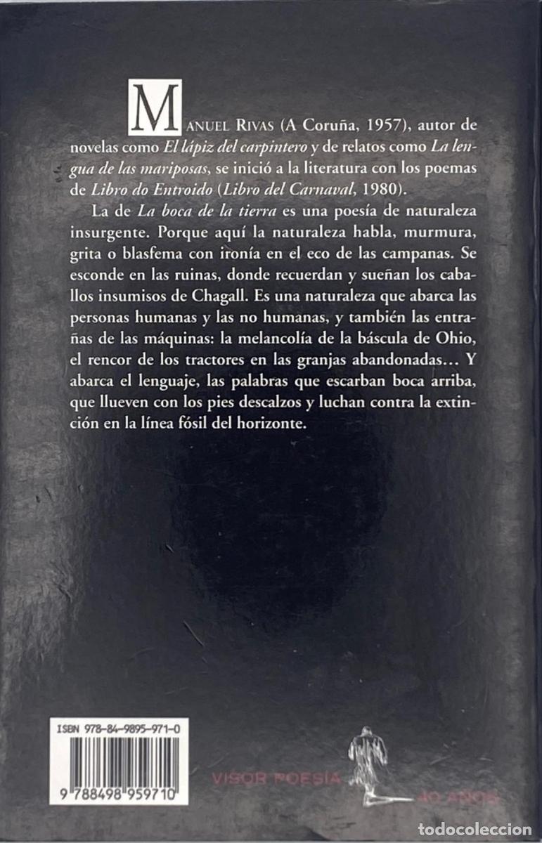 Libros: Manuel Rivas - La boca de la tierra - Manuel Rivas - Foto 2