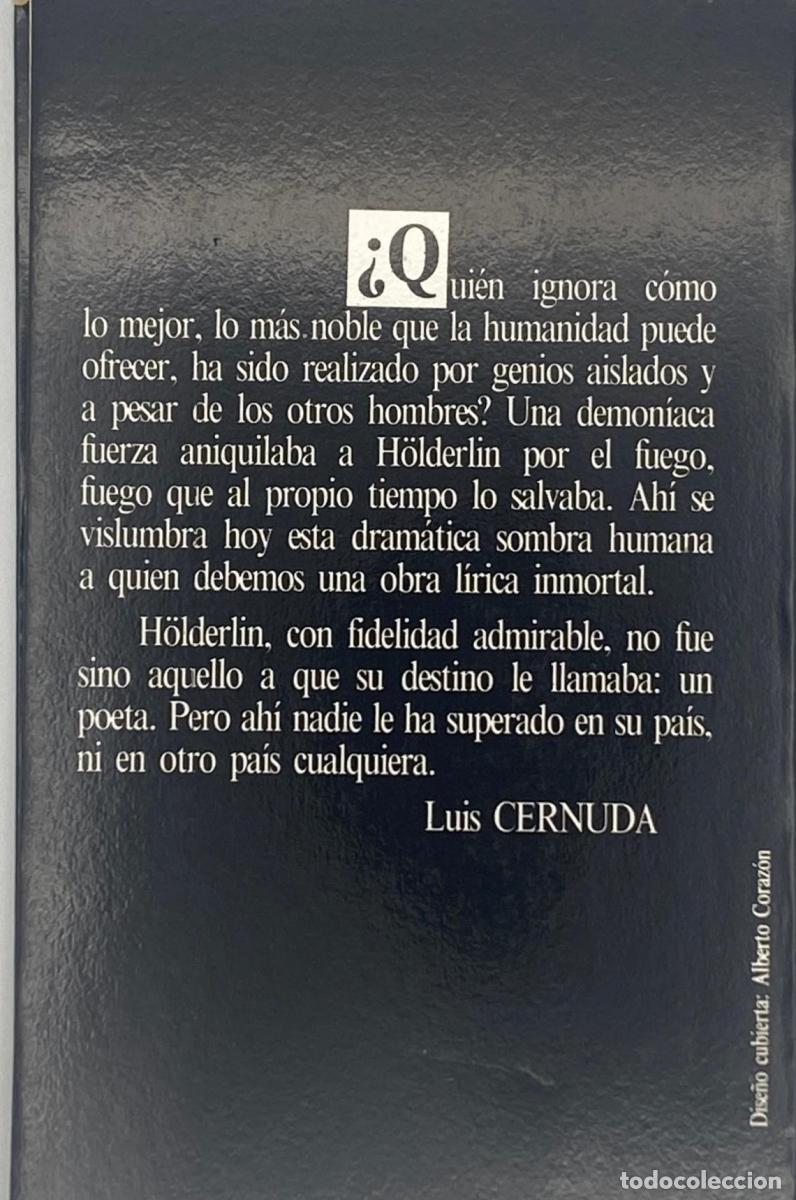 Libros: Friedrich H&ouml;rderling - Poemas - Friedrich H&ouml;rderling - Foto 2