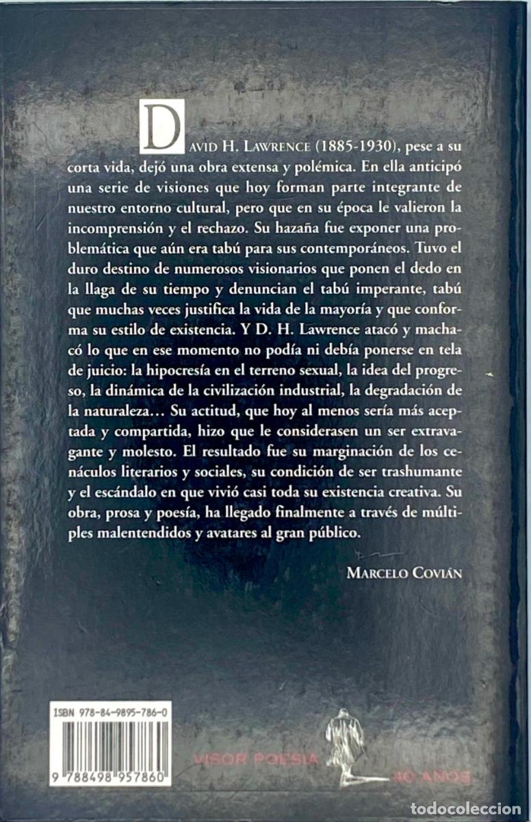 Libros: D.H.Lawrence - Poemas escogidos - D.h.lawrence - Foto 2