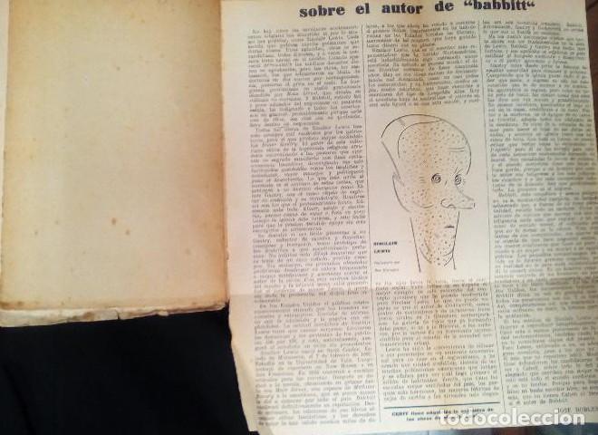 Libros: Babbit. Sinclair Lewis. Primera edici&oacute;n.1930 - - Foto 1