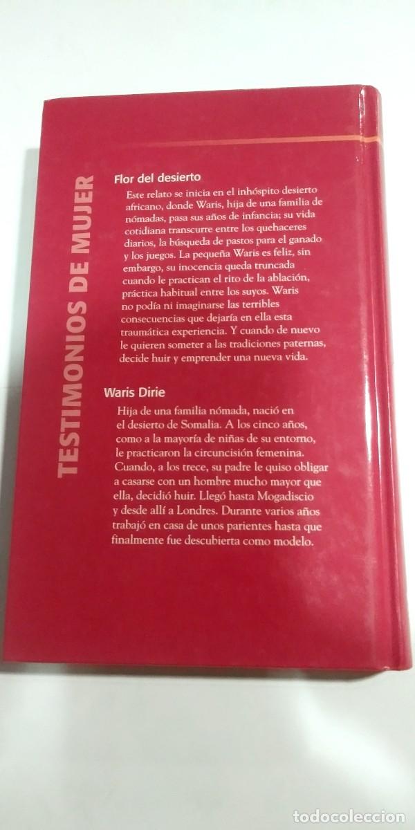 Libros: Flor del desierto Waris Dirie Testimonios de Mujer - Foto 2
