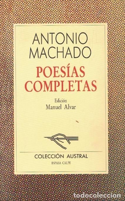 Libros: POES&Iacute;AS COMPLETAS - Machado. Antonio, - Foto 1