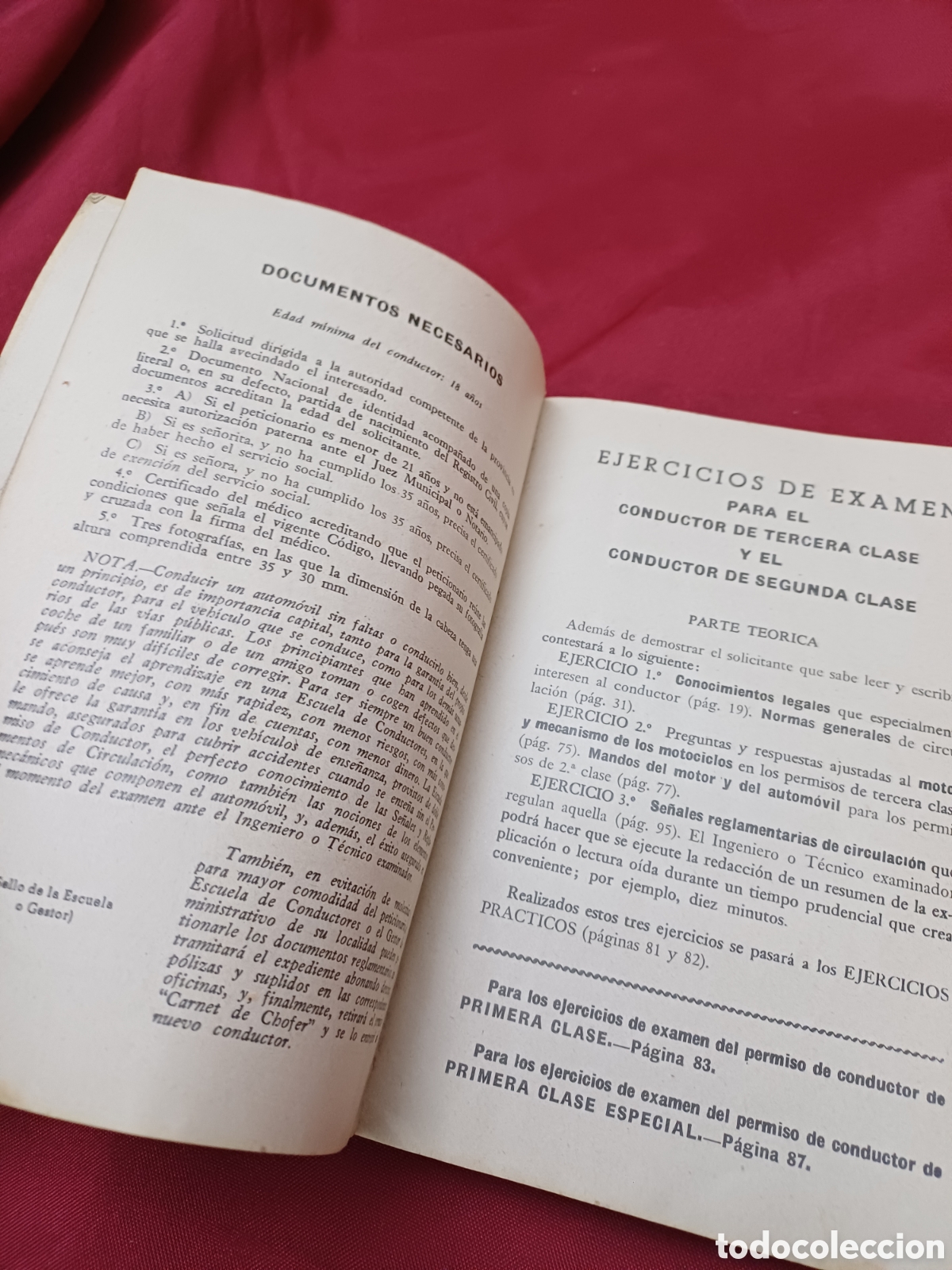 Libros: EL EXAMEN DE CONDUCTOR, CARNET DE CHOFER, A&Ntilde;OS 60 - Foto 6