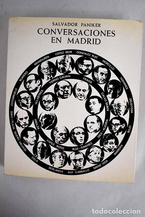 Libros: Conversaciones en Madrid.- P&aacute;niker, Salvador - Foto 1