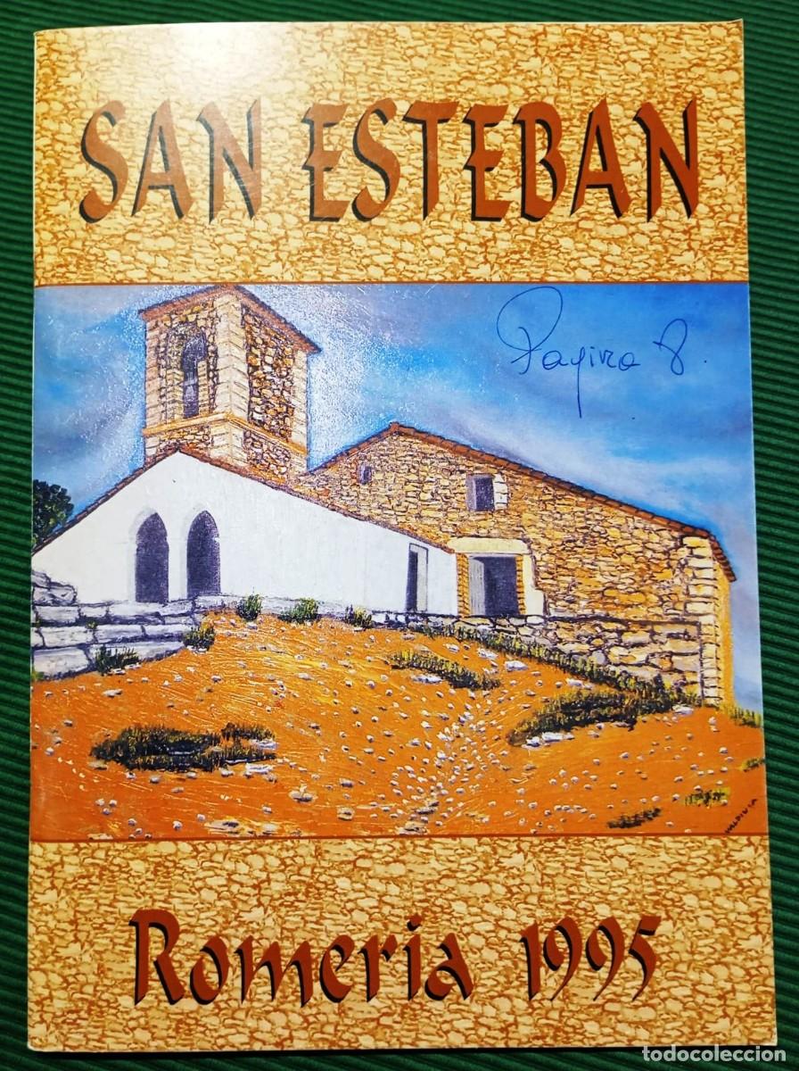 Libros: Folleto Romer&iacute;a Sant Esteve 1995. Ontinyent - Foto 1