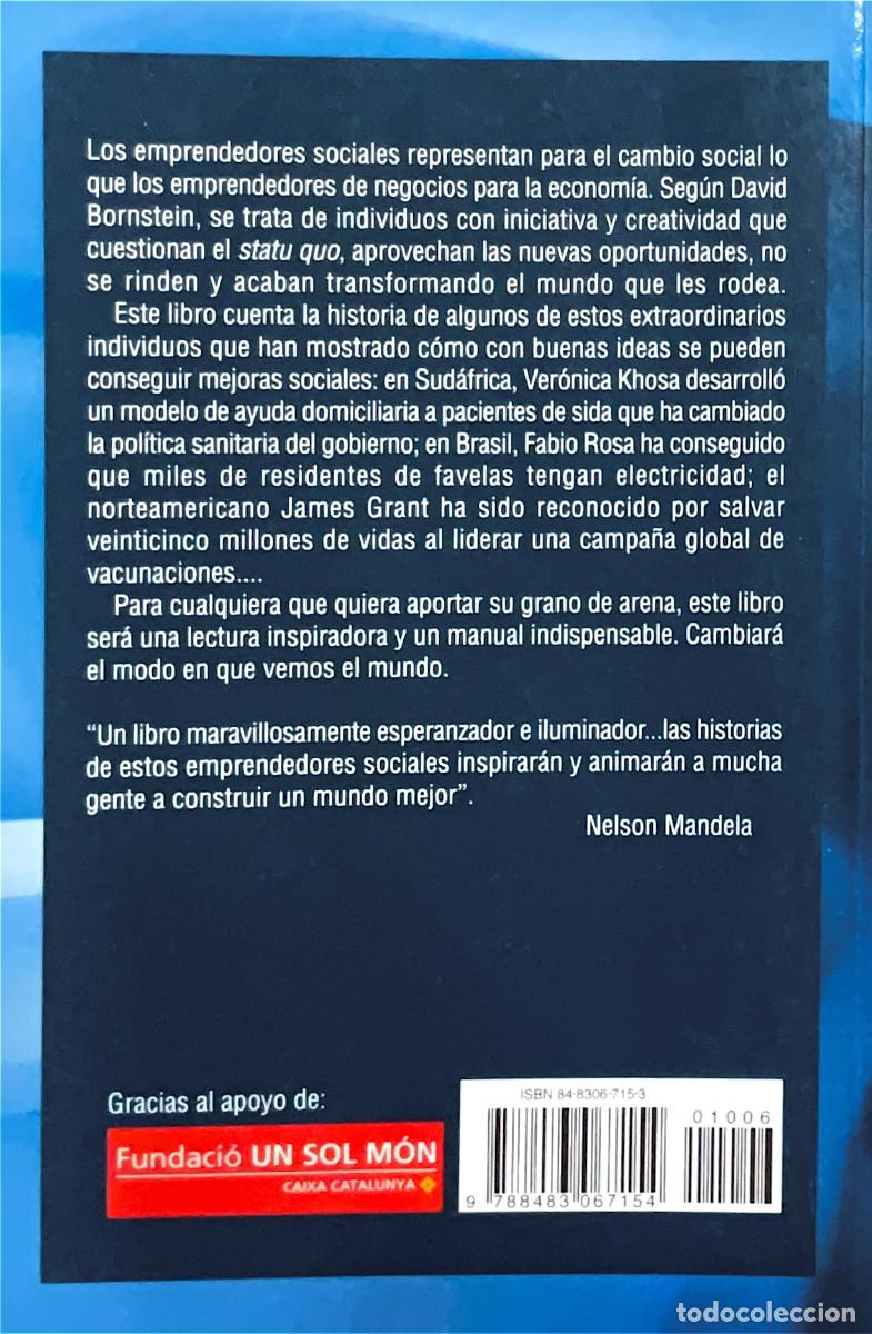 Libros: FT0808. Libro: Como cambiar el mundo. Autor: David Bornstein - Foto 2