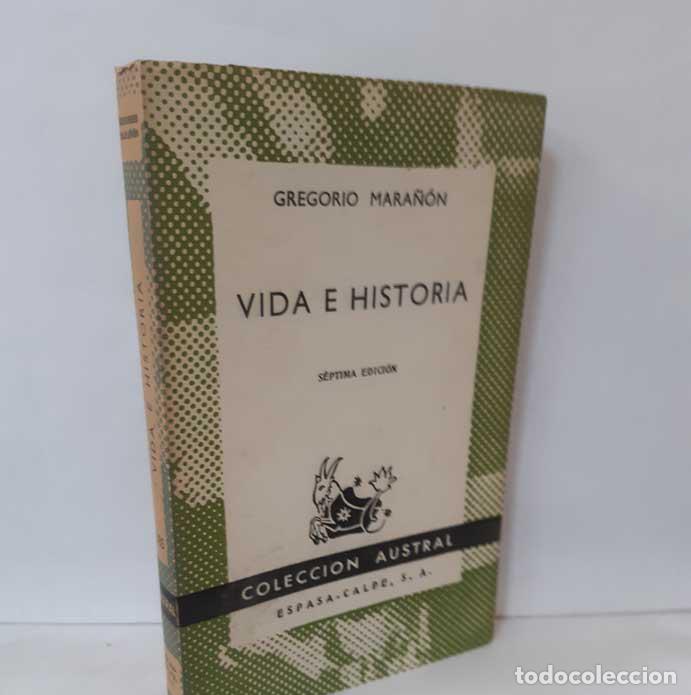 Libros: VIDA E HISTORIA - MARA&Ntilde;&Oacute;N, GREGORIO - Foto 1