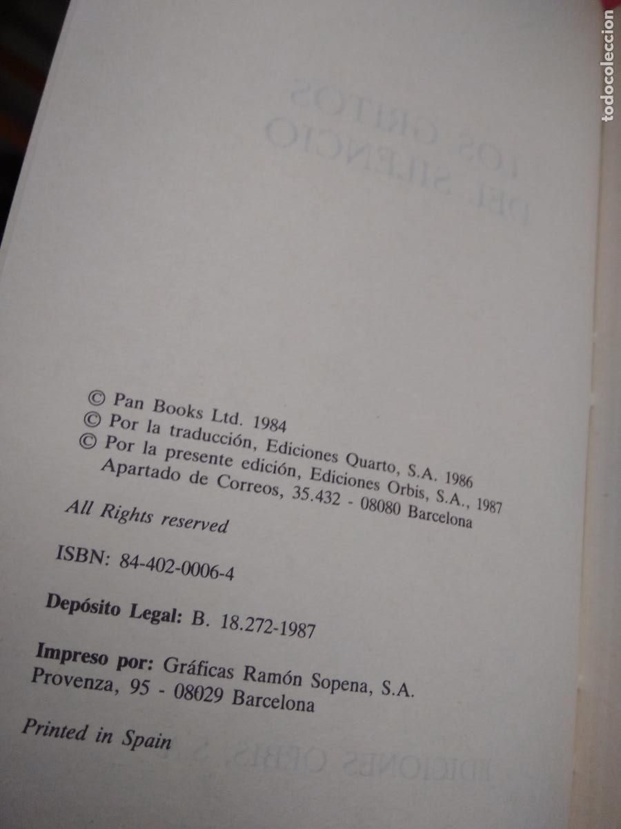 Libros: Los gritos del silencio Christopher Hudson L.31642-511 - Foto 2