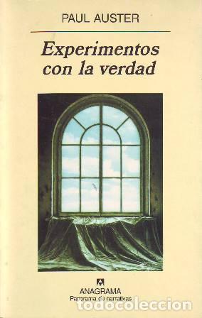 Libros: AUSTER, Paul.- - Experimentos con la verdad. - Foto 2